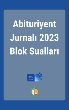 Abituriyent jurnalı 2023 blok sualları - PDF