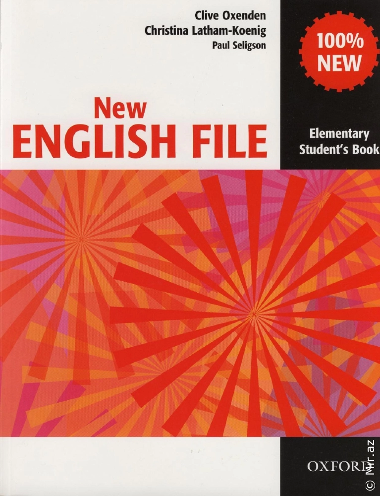 Clive Oxenden "New English File - Elementery" Student book