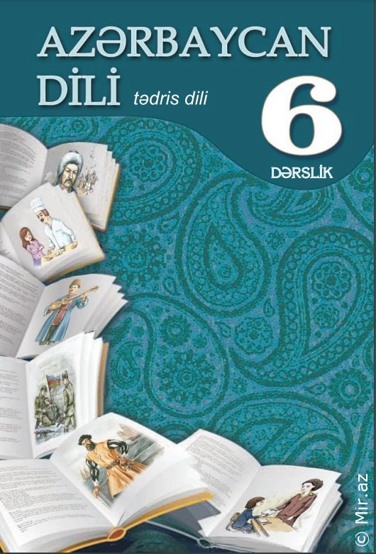 "Azərbaycan dili" - tədris dili fənni üzrə 6-cı sinif üçün dərslik - PDF
