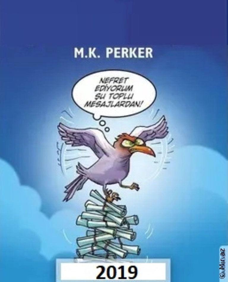 M. Kutlukhan Perker "Hürriyet Gazetesi/Kelebek Vadisi - Günlük  Karikatürleri Derlemesi (2019)