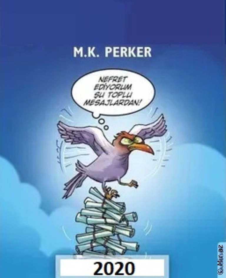 M. Kutlukhan Perker "Hürriyet Gazetesi/Kelebek Vadisi - Günlük  Karikatürleri Derlemesi (2020)