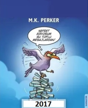 M. Kutlukhan Perker "Hürriyet Gazetesi/Kelebek Vadisi - Günlük  Karikatürleri Derlemesi (2017)
