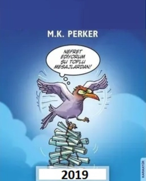 M. Kutlukhan Perker "Hürriyet Gazetesi/Kelebek Vadisi - Günlük  Karikatürleri Derlemesi (2019)
