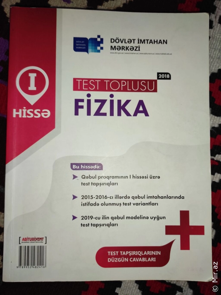 Fizika test toplusu I hissə