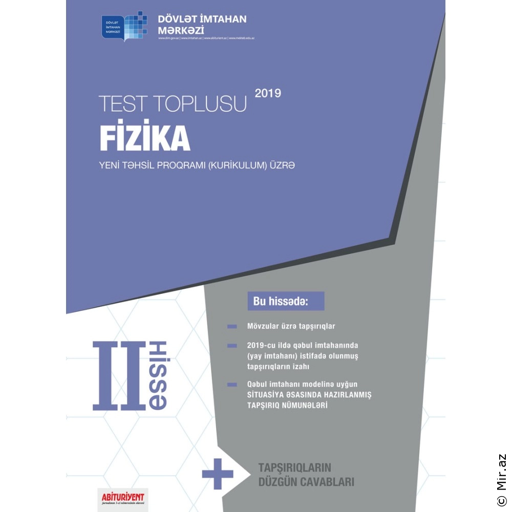 Fizika ll hissə test toplusu