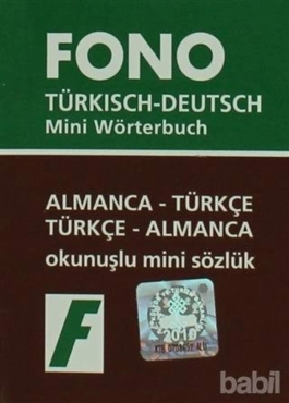 Almanca-Türkçe - "Türkçe-Almanca Mini Sözlük" PDF