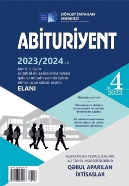 Abituriyent jurnalı 4 ( 2023 - 2024 ) PDF