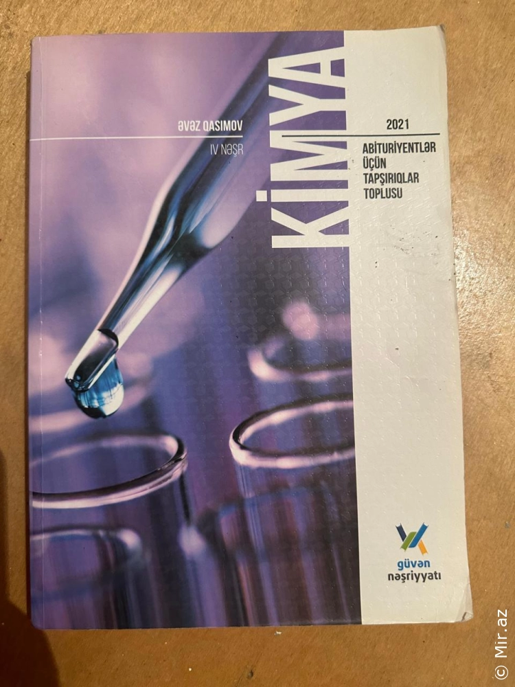 Kimya tapşırıqlar toplusu (abituriyentlər üçün)