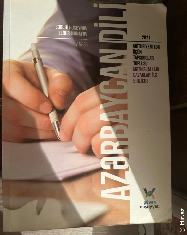 Azərbaycan dili tapşırıqlar toplusu (güvən)