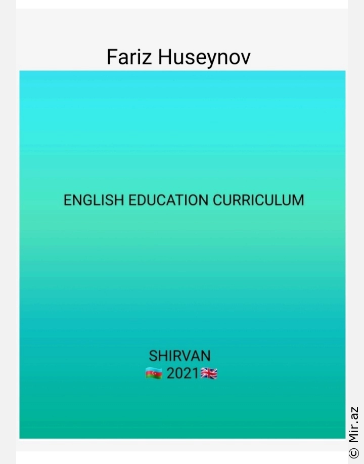Fariz Hüseynov "English education curriculum" PDF