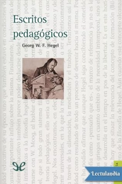 Georg W.F. Hegel "Escritos pedagógicos" PDF