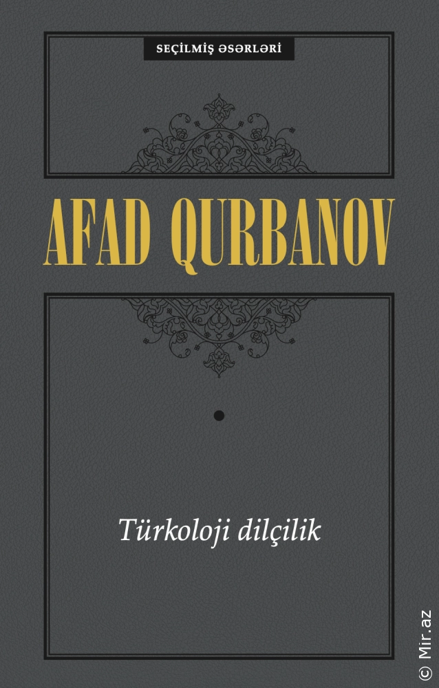 Afad Qurbanov "Türkoloji dilçilik" PDF