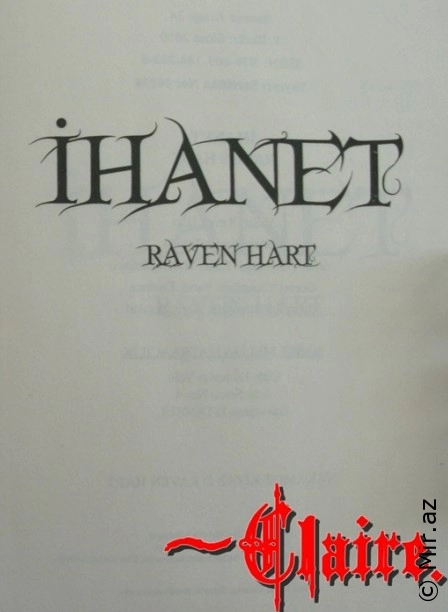 Raven Hart "Xəyanət" PDF