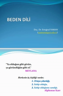 Ertuğrul Yaman "Beden dili" PDF