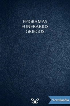 Varios Autores "Epigramas funerarios griegos" PDF
