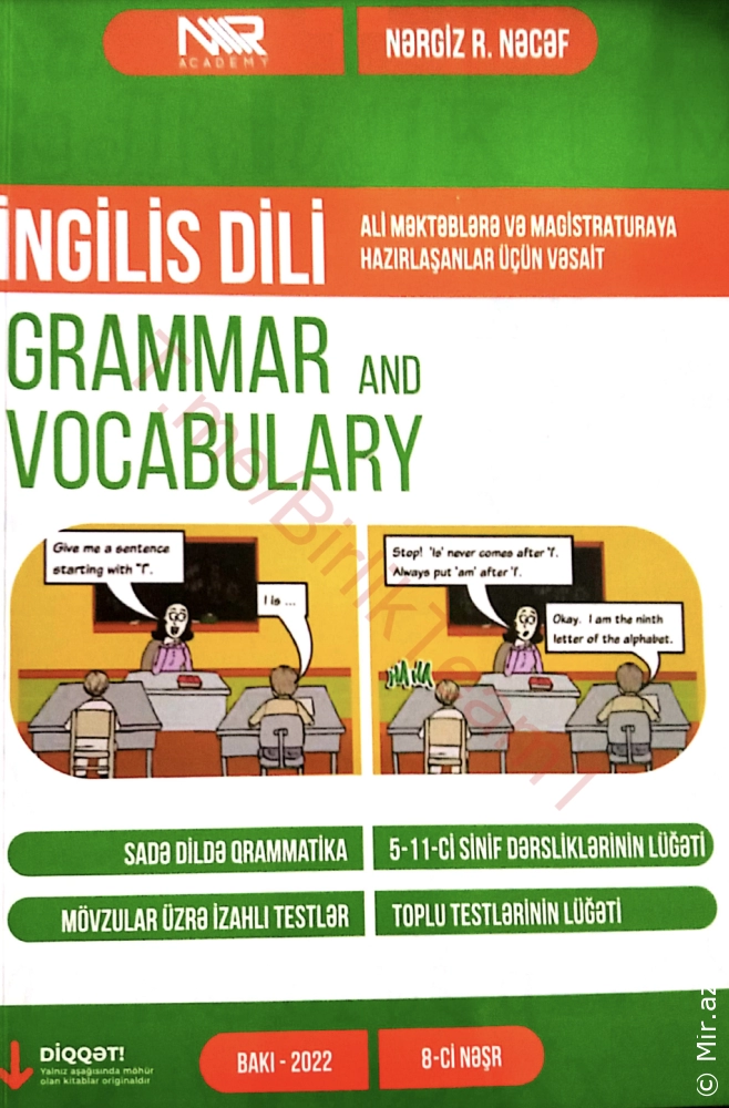 Nərgiz Nəcəf grammar and vocabulary - PDF