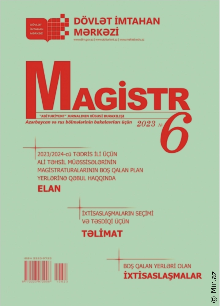 Magistr 6 jurnali 2023 pdf