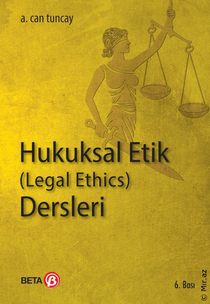 A. Can Tuncay "Hukuksal Etik (Legal Ethics) Dersleri" PDF