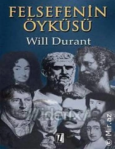 Will Durant "Felsefenin Öyküsü" PDF