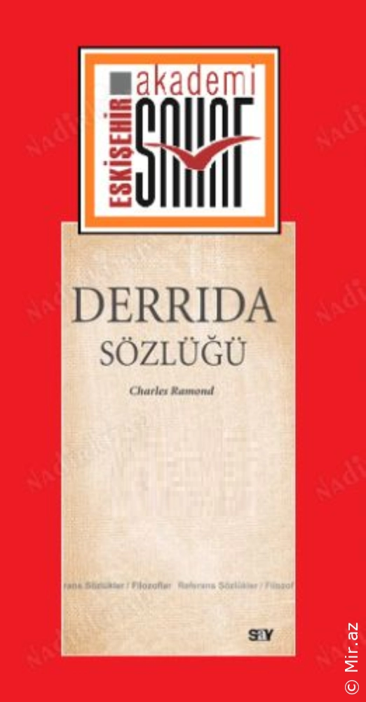 Charles Ramond "Derrida Sözlüğü" PDF