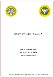 Enis Sınıksaran, Aylin Aktükün, Oya Ekici "İstatistiksel Analiz" PDF