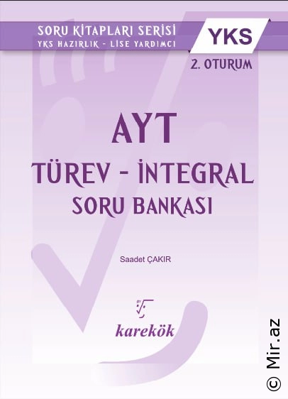 Saadet Çakır - "AYT Türev-İntegral Soru Bankası" PDF