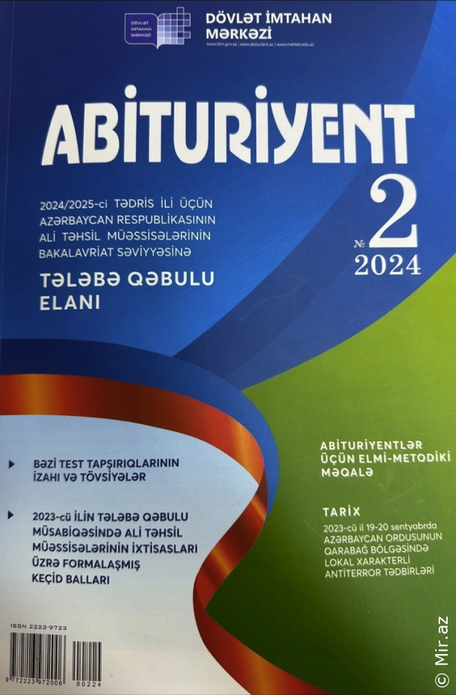 Abituriyent 2 -  jurnalın 2 nömrəsi PDF