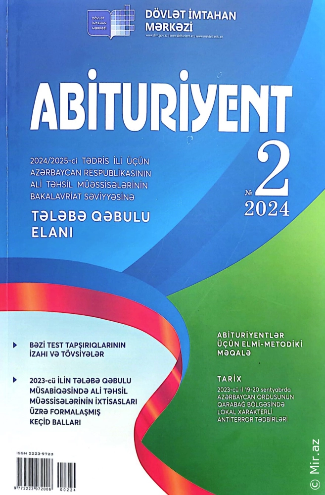 Abituriyent jurnalı 2 2024 - PDF