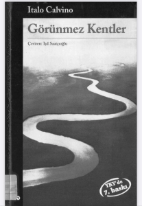 İtalo Calvino "Görünmez Kentler" PDF