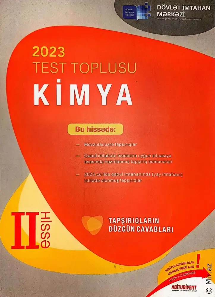 Kimya 2-ci hissə toplu 2023 - PDF