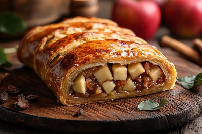 Evdə Almalı Ştrudel Resepti